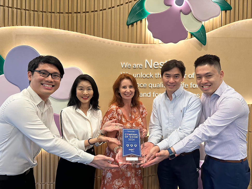Nestlé Singapore wins Company of Good Award 2024