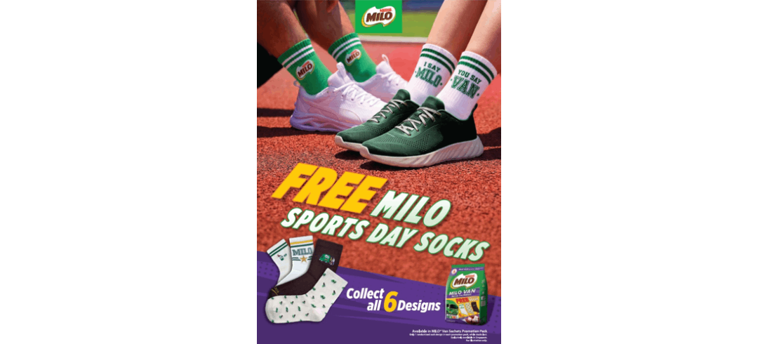 FREE MILO SPORTS DAY SOCKS