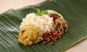 Home made nasi lemak Home made nasi lemak