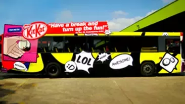 Young artists Big Break on buses!