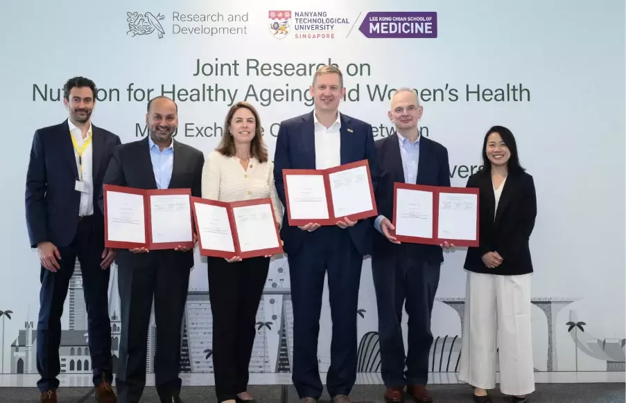 Nestlé and NTU Singapore partner to advance research on healthy longevity and women’s health